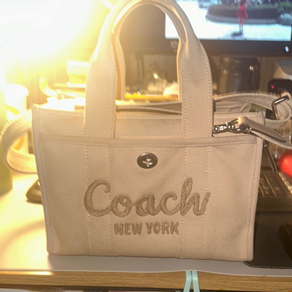Coach Beige Tote Bag